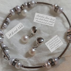 WISTERIA WIRE WRAP & SIMPLY PERFECT EARRINGS